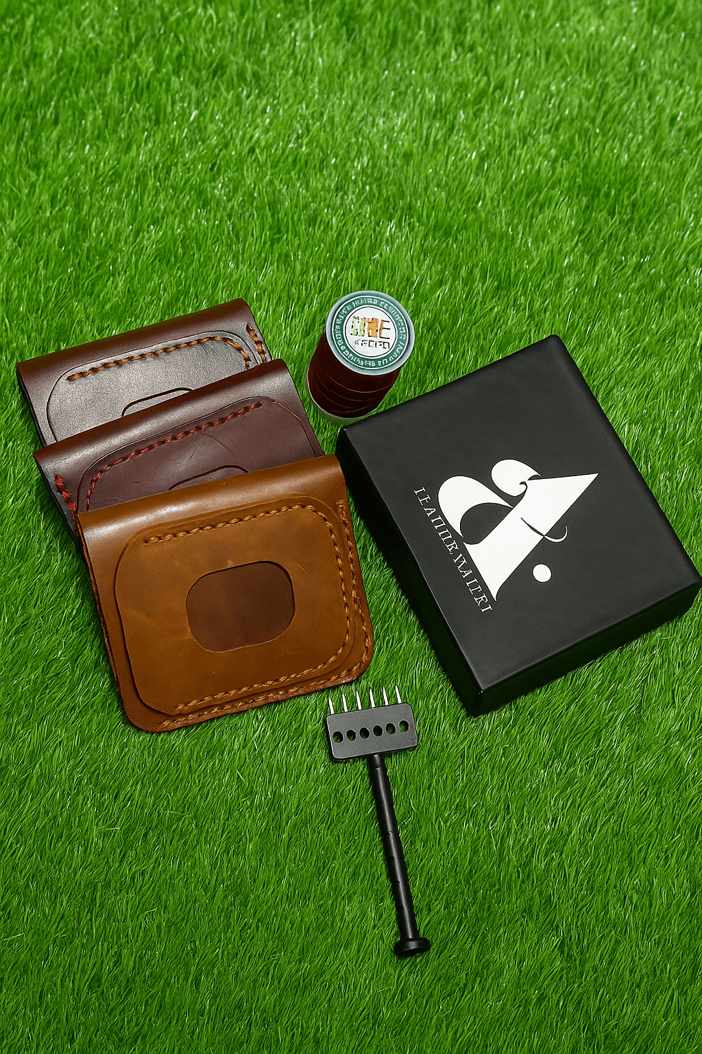 Compact Genuine Leather Wallet | 7 Card Slots & 1 Cash Pocket