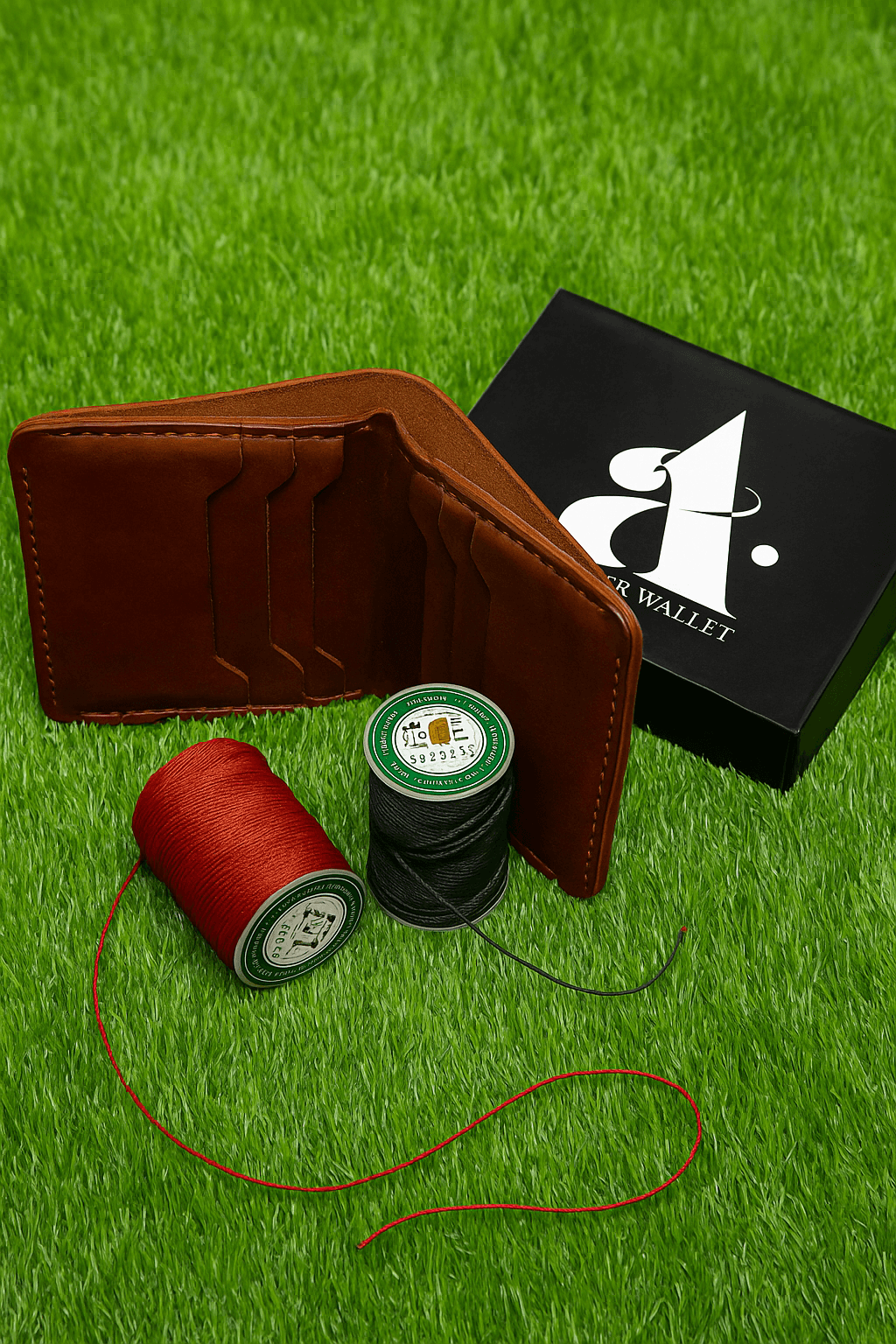 Compact Genuine Leather Wallet | 7 Card Slots & 1 Cash Pocket