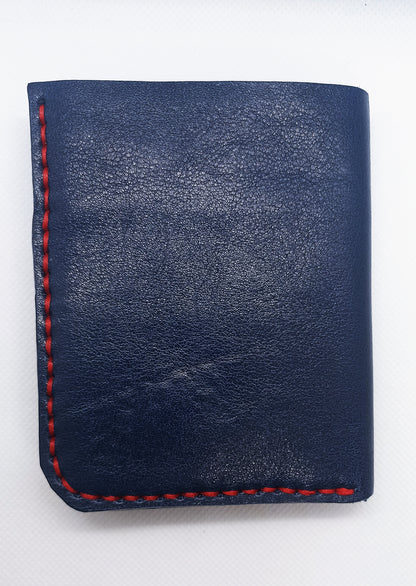 Two-Tone Genuine Leather Wallet | 4 Card Slots & Cash Compartment