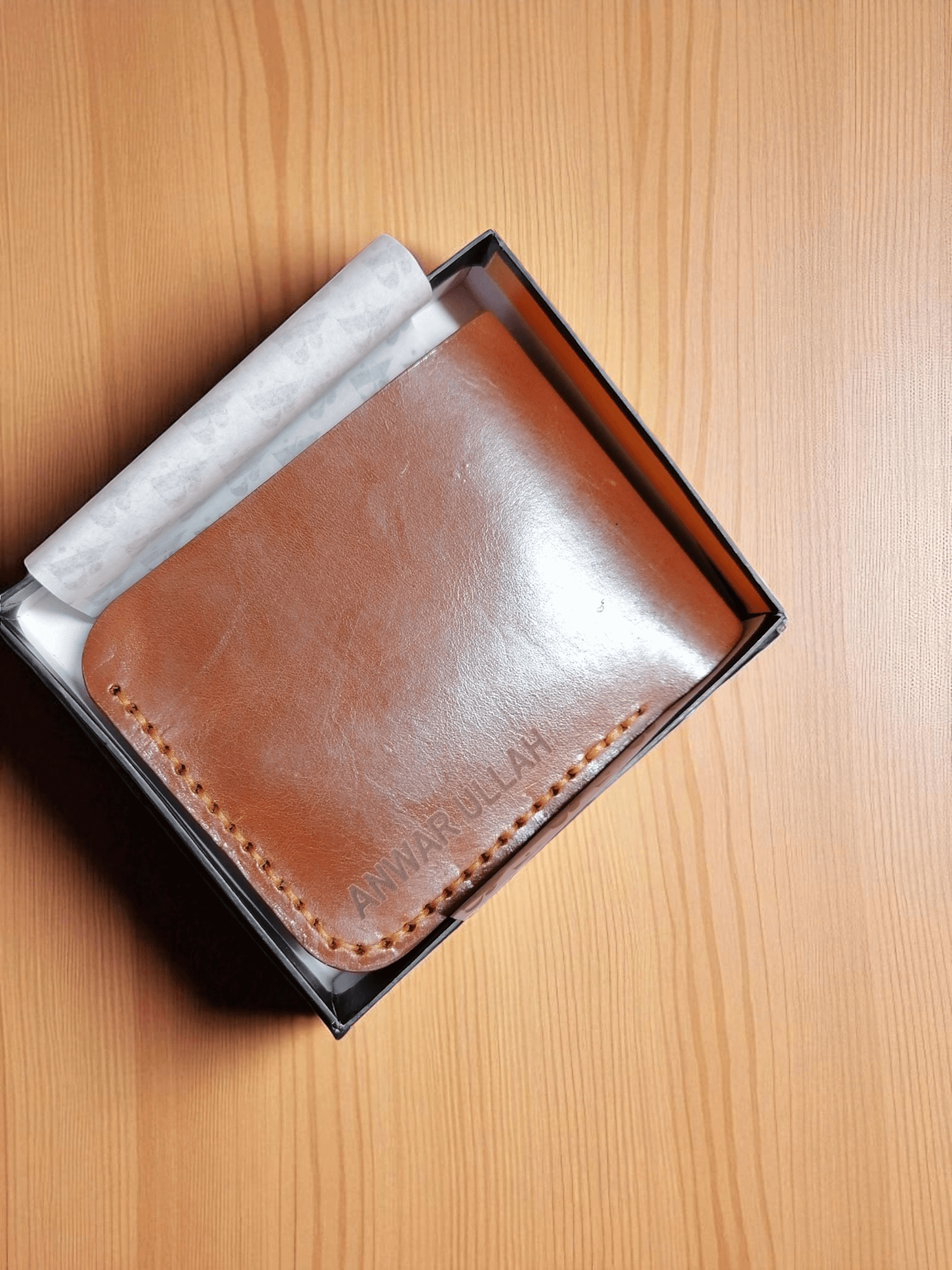 Handmade Genuine Leather Wallet | 8 Card Slots & 2 Cash Pockets